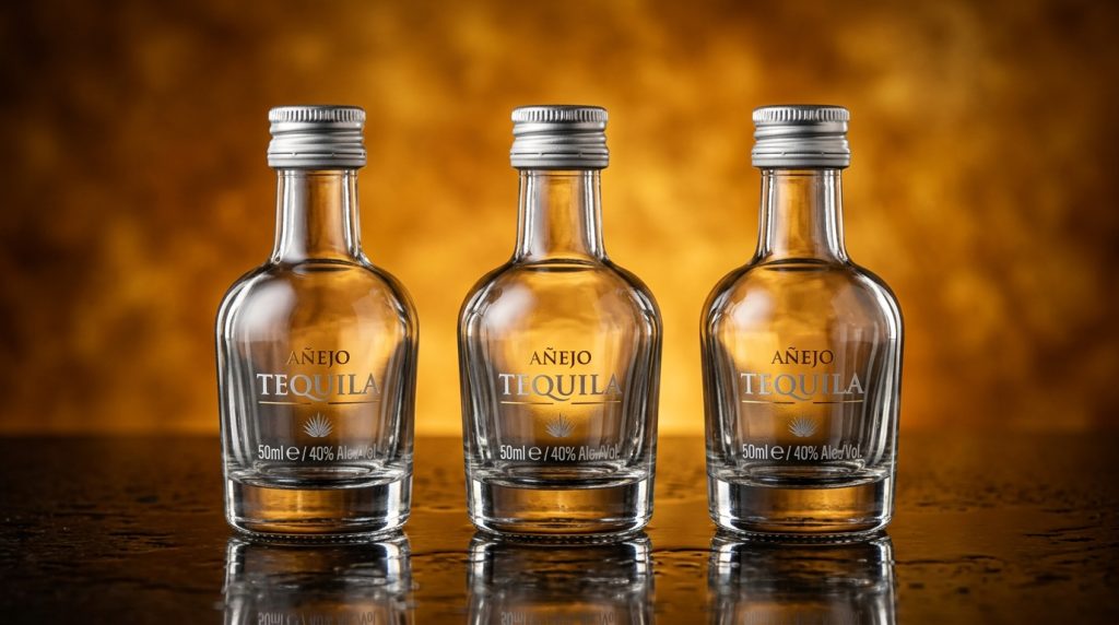 mini tequila bottles
