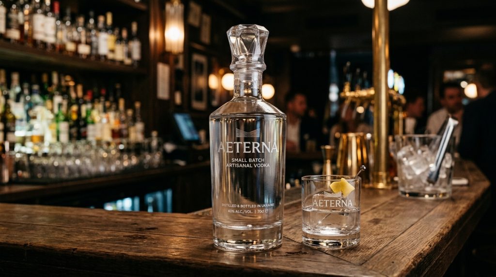 custom liquor bottle
