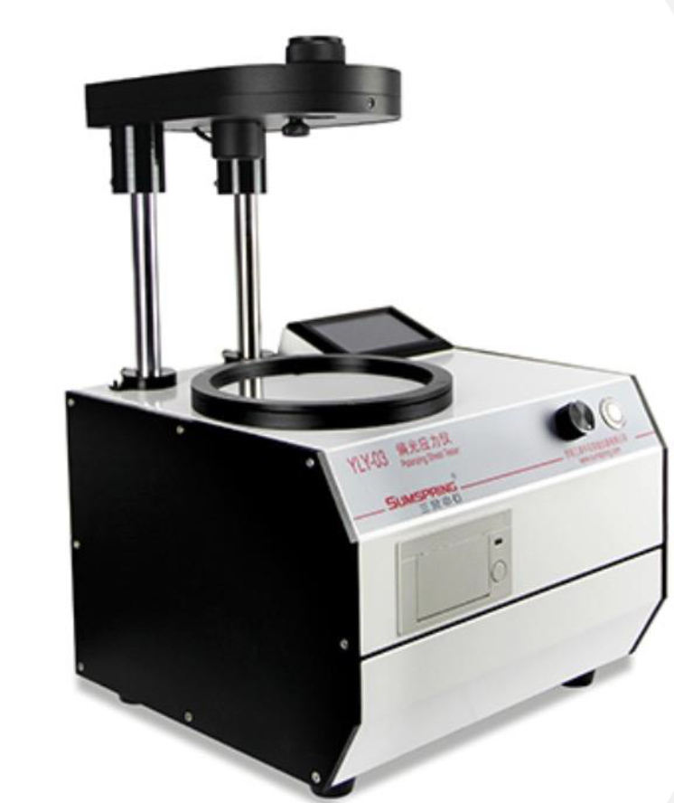glass bottle thermal stress test with polarising stress tester